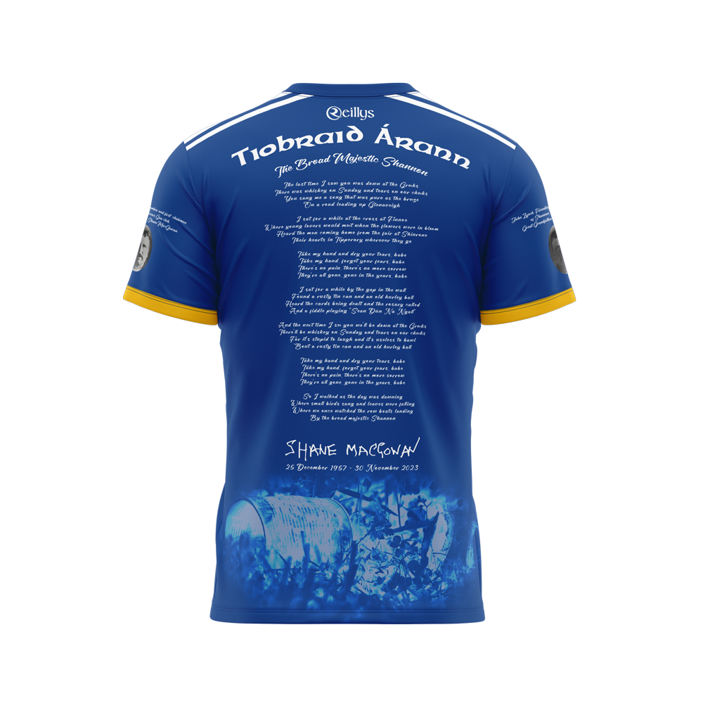 Womens - Tipperary - Shane MacGowan Commemorative Jersey