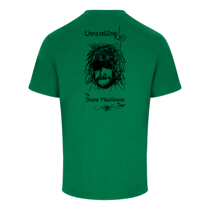 Ladies - Shane MacGowan Tour T- Shirt (Green)