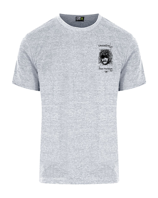 Mens - Shane MacGowan Tour T- Shirt (Grey)