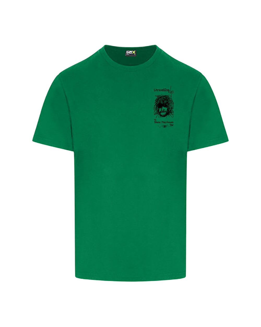Ladies - Shane MacGowan Tour T- Shirt (Green)
