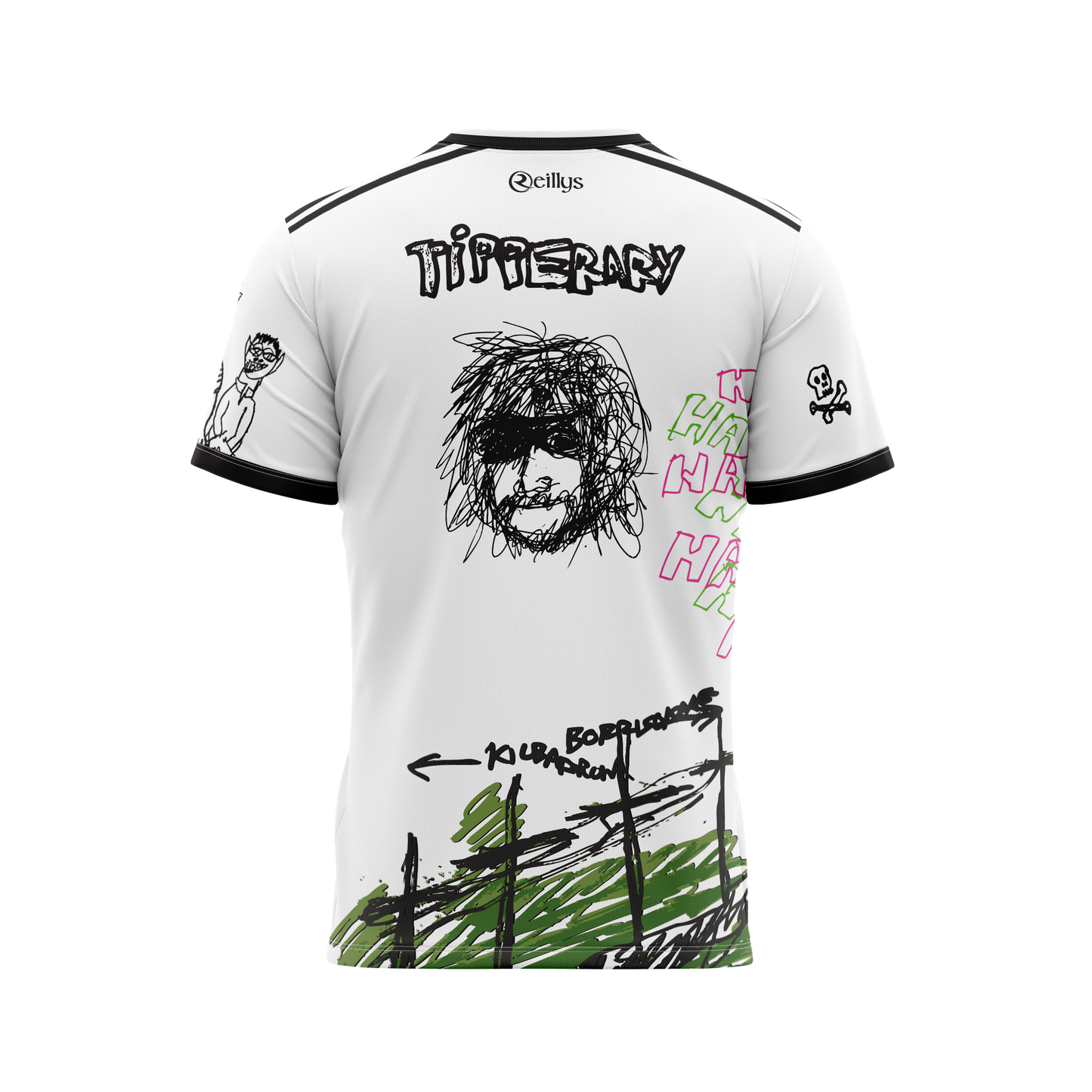 Mens - Shane MacGowan Tour Jersey (White with crossover collar)