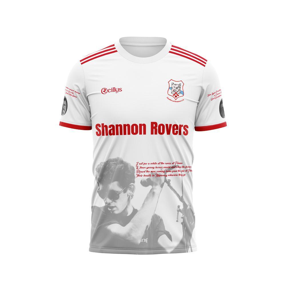 Kids - White - Shannon Rovers Shane MacGowan Commemorative Jersey - Kids - White