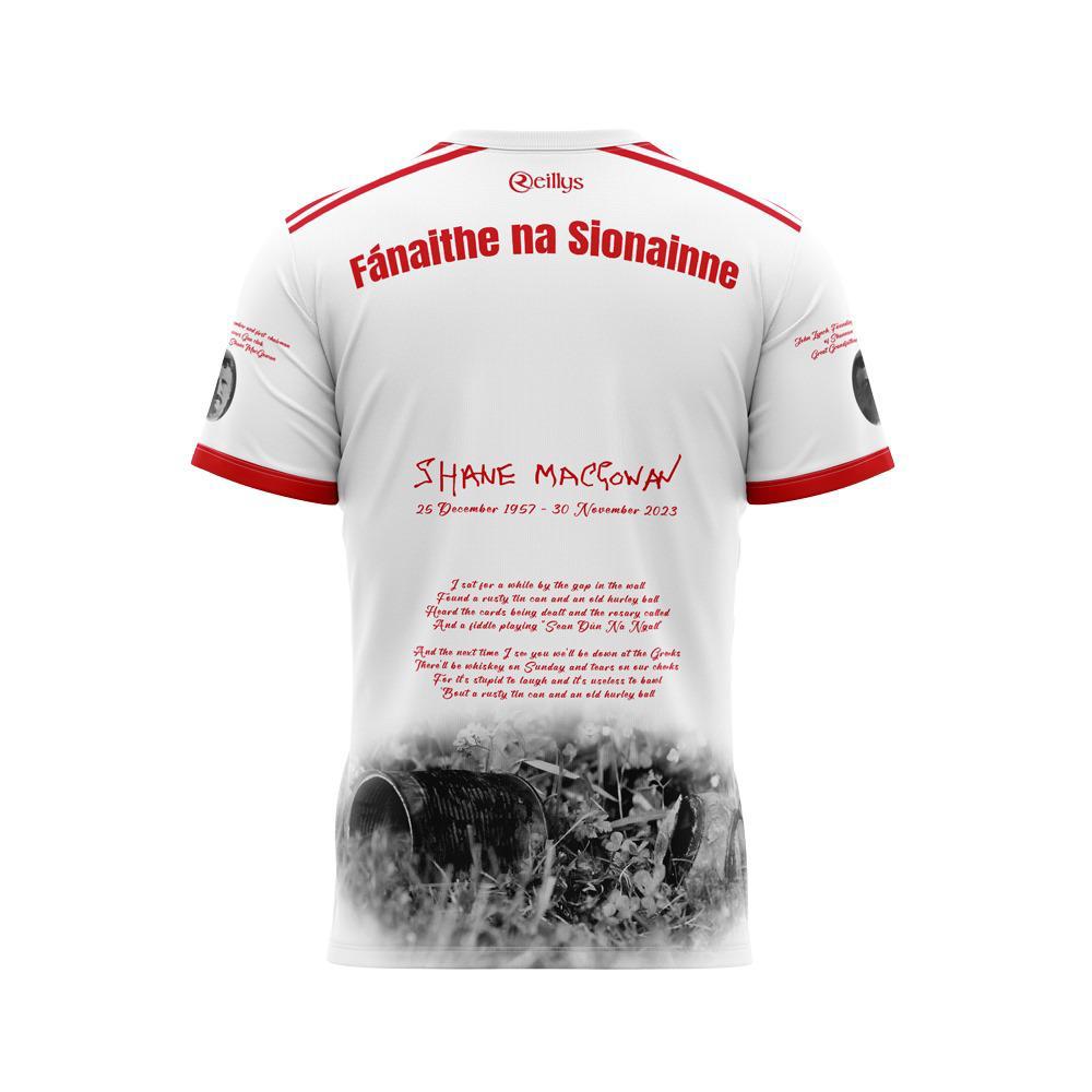 Kids - White - Shannon Rovers Shane MacGowan Commemorative Jersey - Kids - White