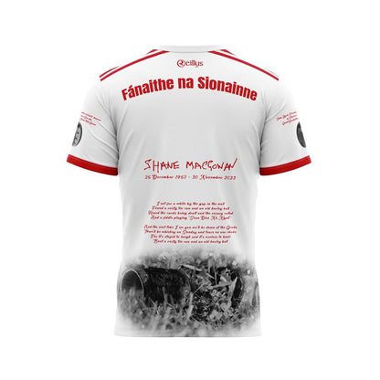 Ladies - White - Shannon Rovers Shane MacGowan Commemorative Jersey