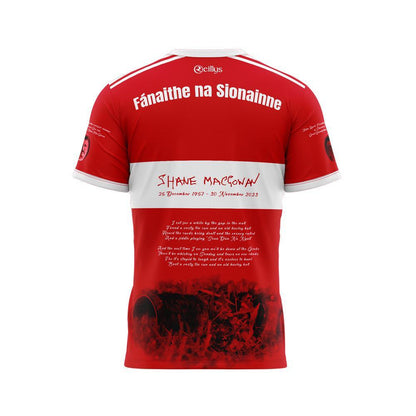 Kids - Red - Shannon Rovers Shane MacGowan Commemorative Jersey